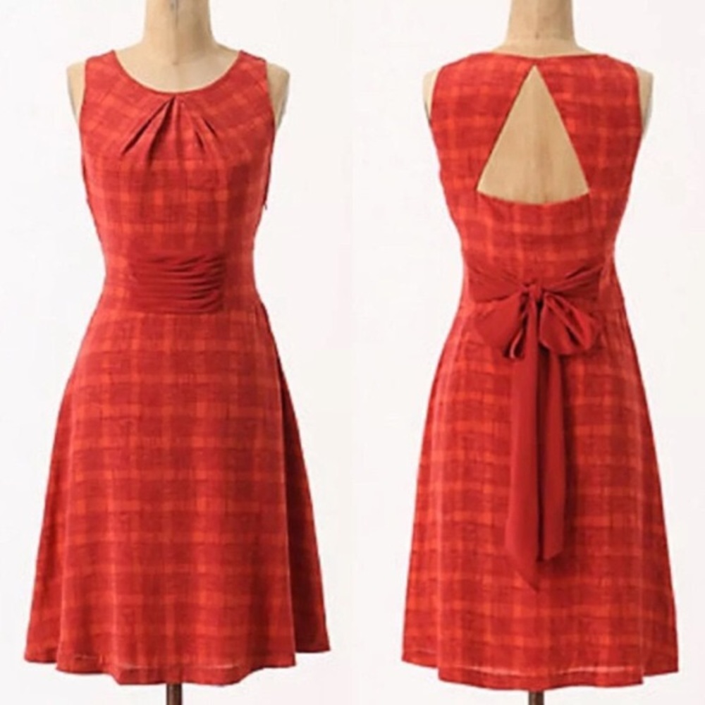 Anthropologie Girls from Savoy silk dress